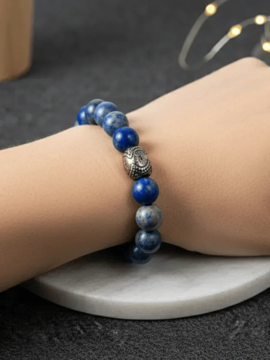 LAPIS LAZULI BRACLET - realstoneindia