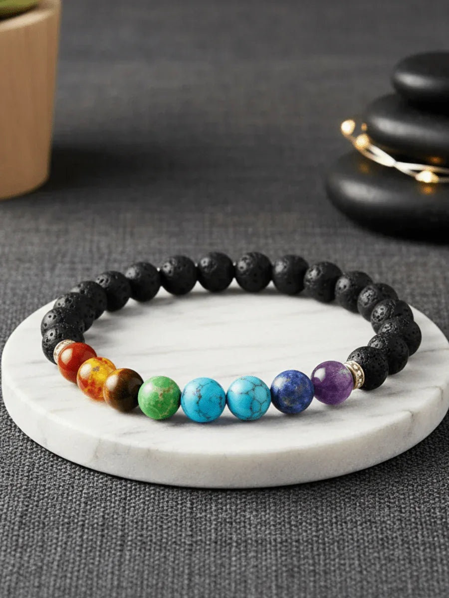 7 Chakra Bracelet - realstoneindia