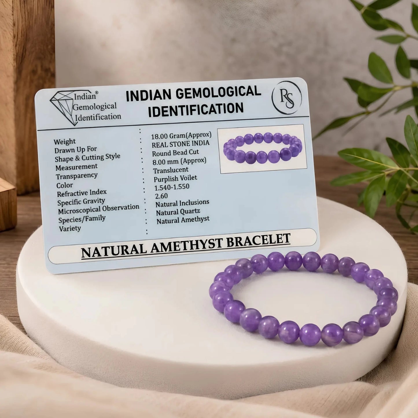 REAL Amethyst Bracelet - realstoneindia
