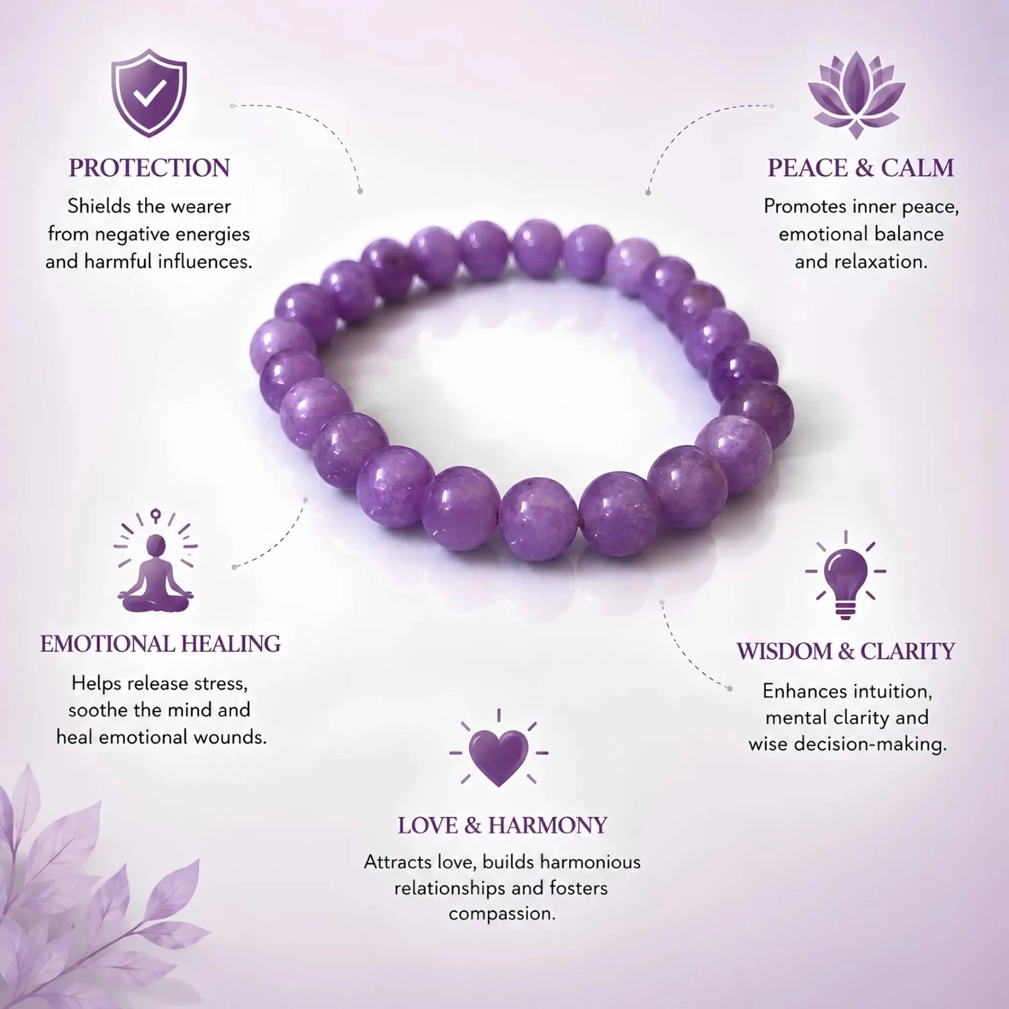 REAL Amethyst Bracelet - realstoneindia