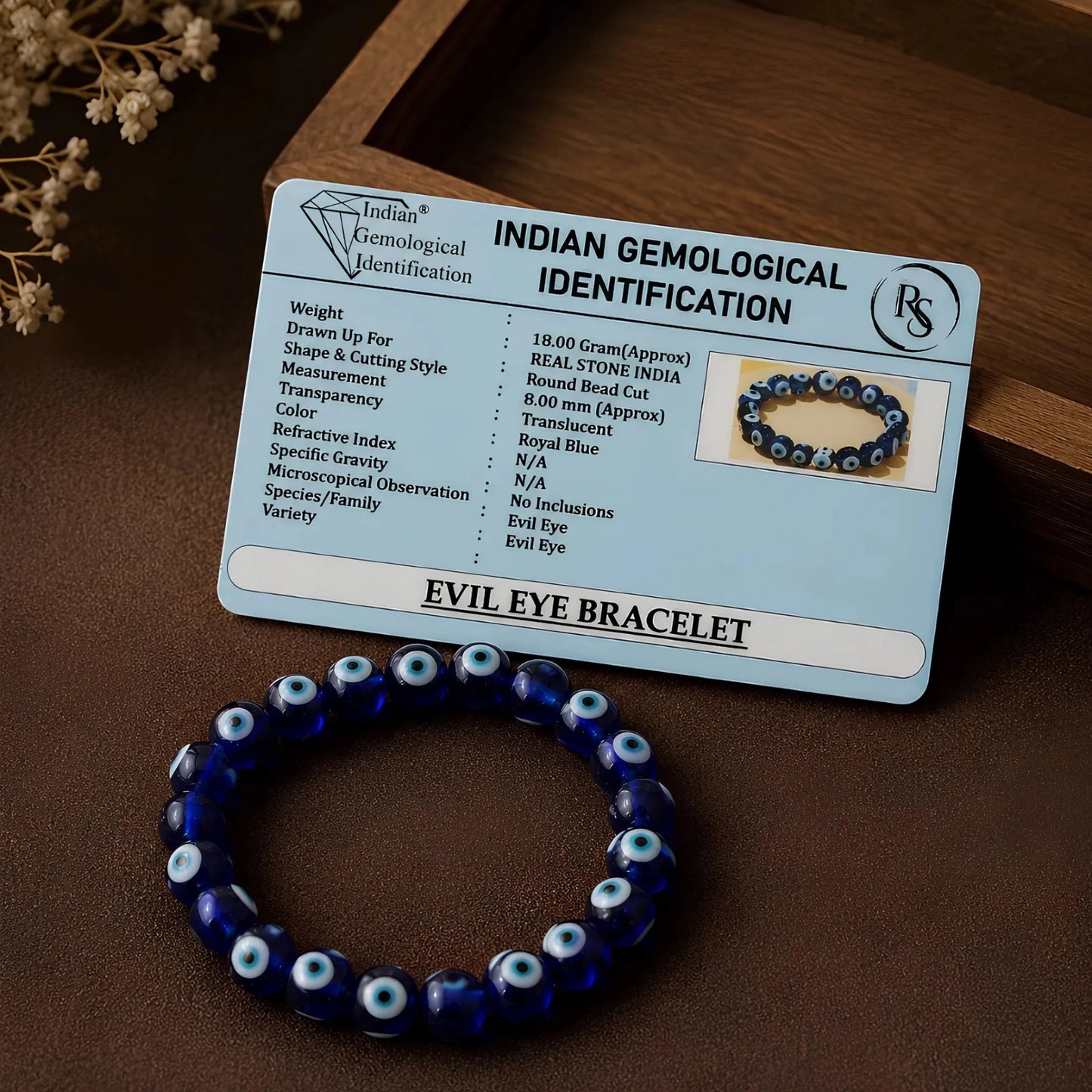REAL EVIL EYE BRACELET - realstoneindia