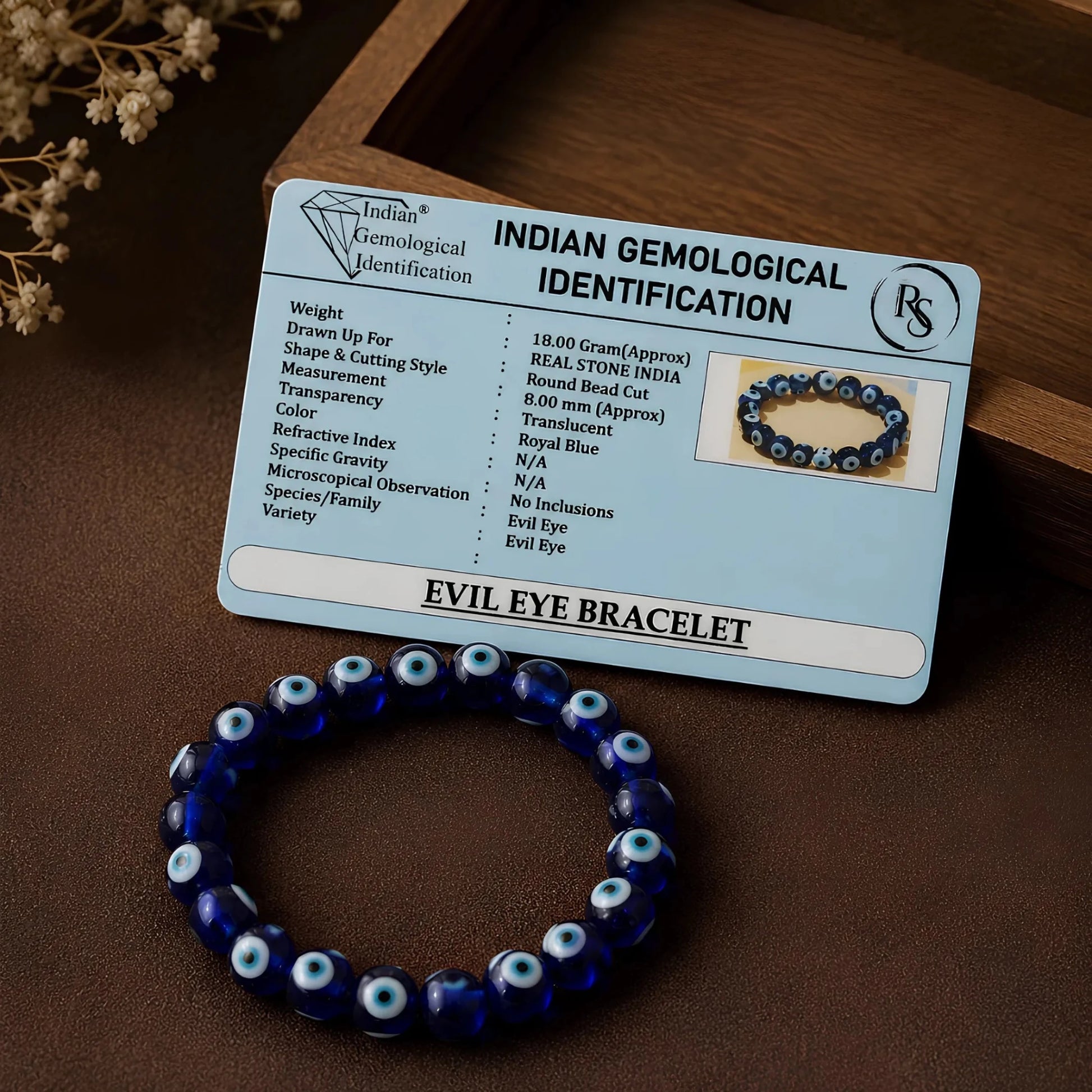 REAL EVIL EYE BRACELET - realstoneindia