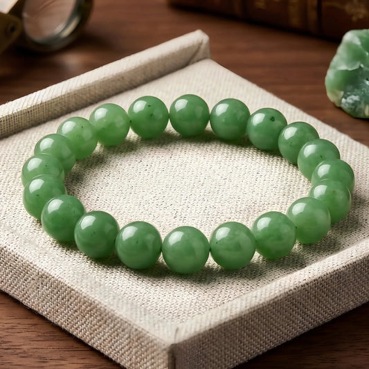 REAL GREEN AVENTURINE BRACELET - realstoneindia