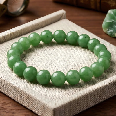 REAL GREEN AVENTURINE BRACELET