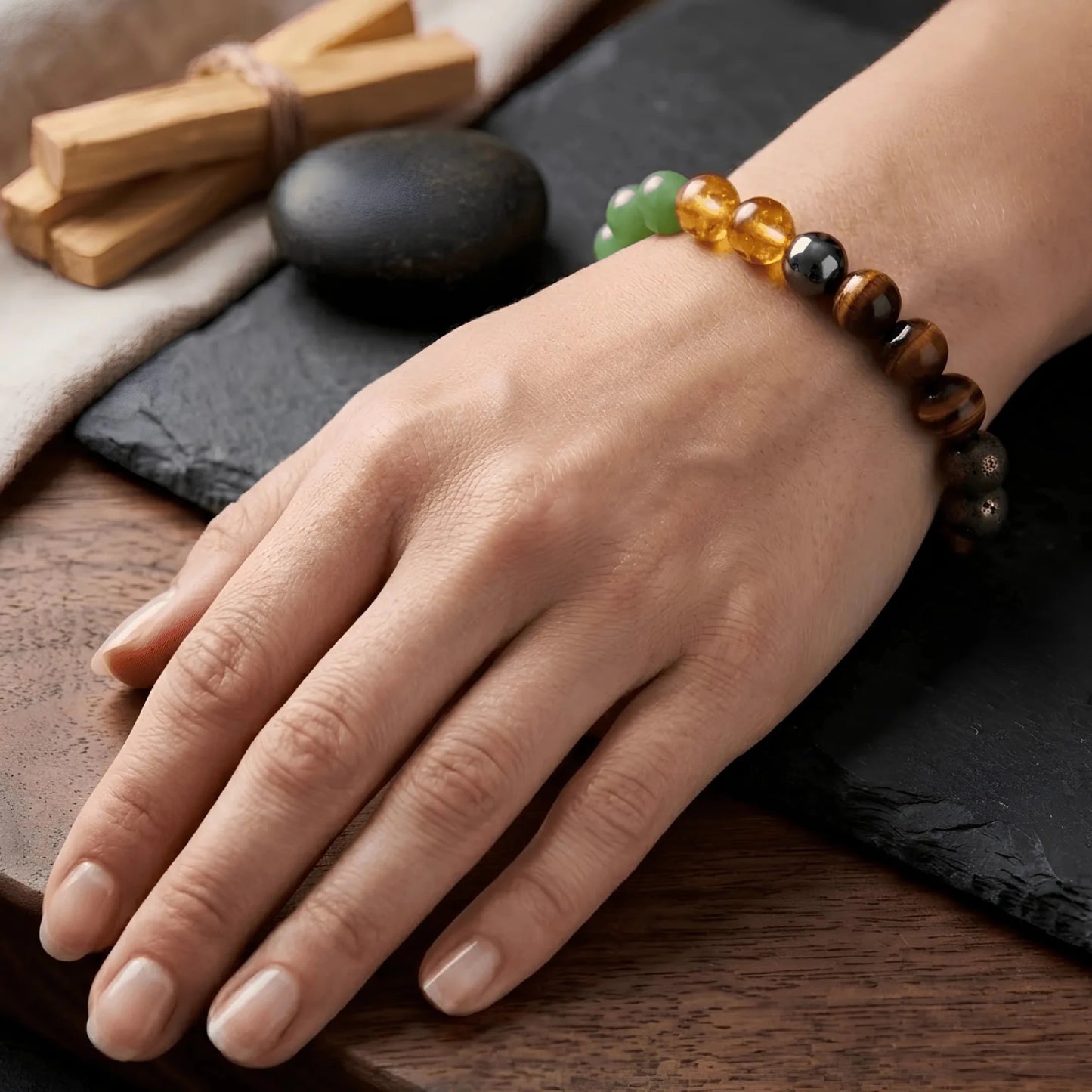 REAL Money MAGNET BRACLET - realstoneindia