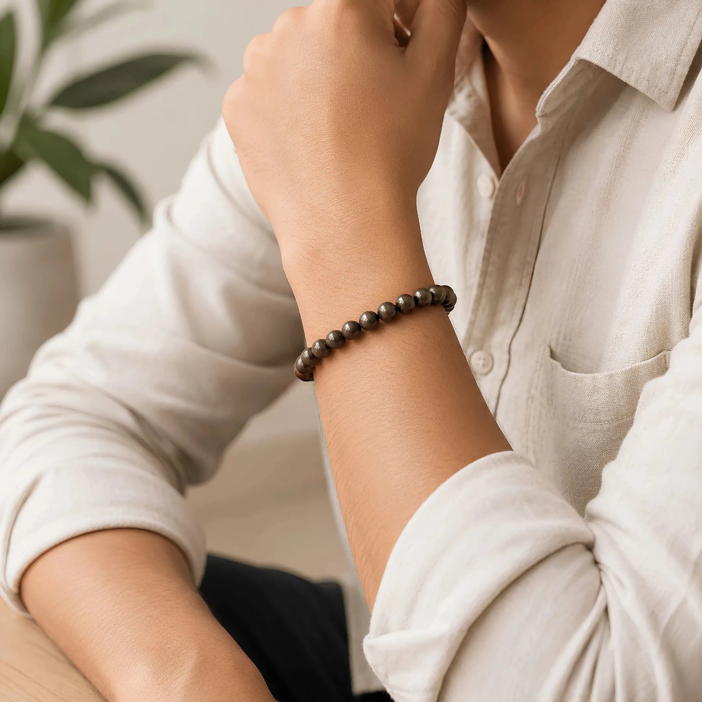 REAL PYRITE BRACLET - realstoneindia