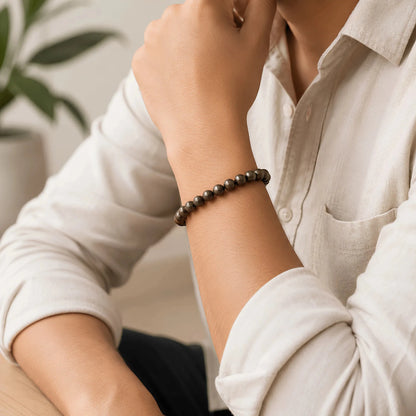 REAL PYRITE BRACLET - realstoneindia