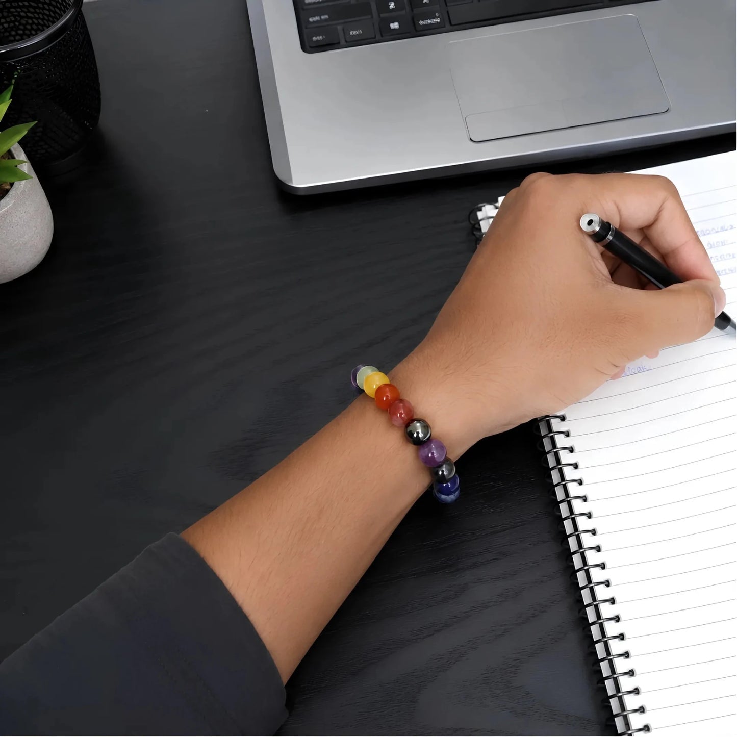 REAL SEVEN CHAKRAS BRACELET - realstoneindia